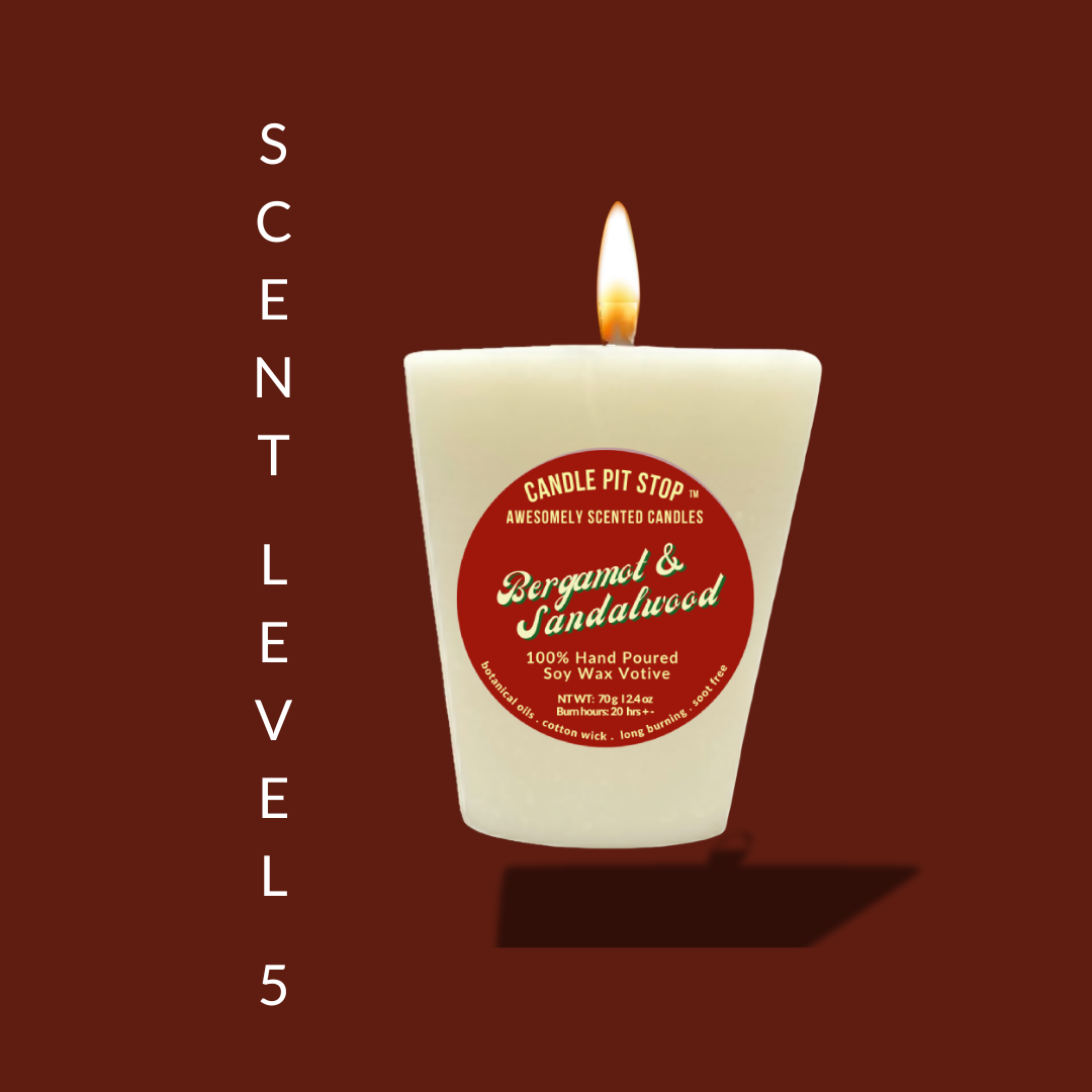 "Bergamot & Sandalwood", Votive